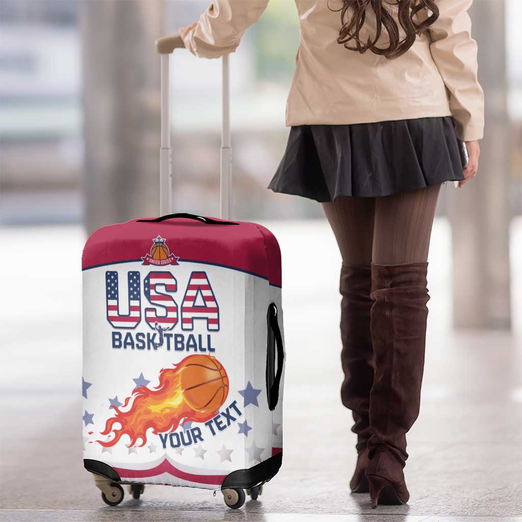 Custom United States Basketball Luggage Cover Go Champions