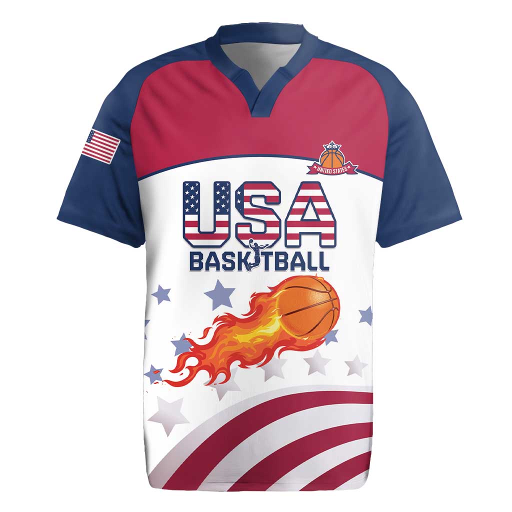 Custom United States Basketball Rugby Jersey Go Champions