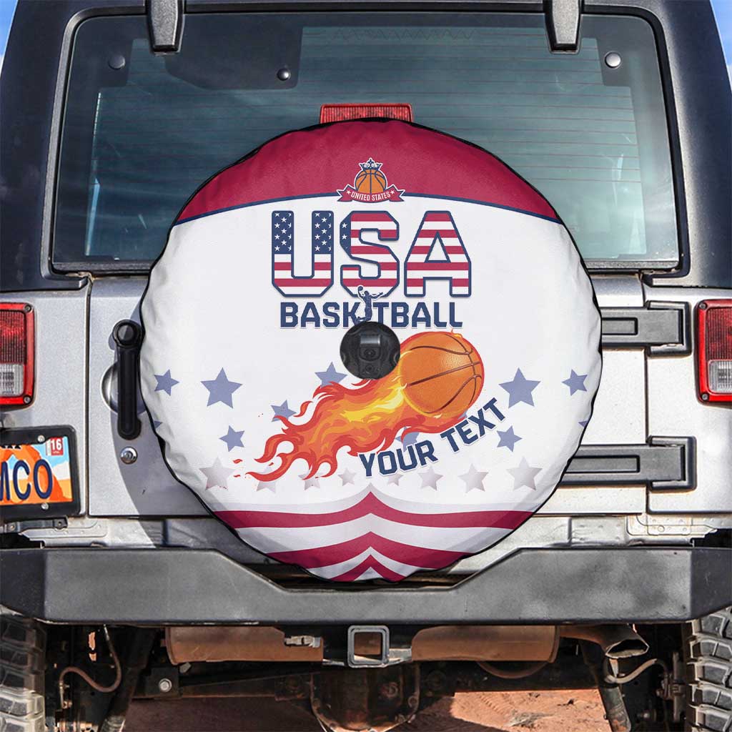 Custom United States Basketball Spare Tire Cover Go Champions
