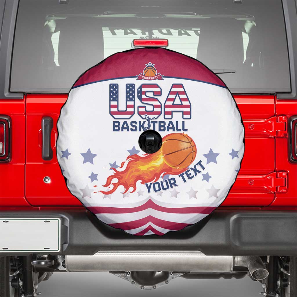 Custom United States Basketball Spare Tire Cover Go Champions
