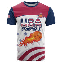 Custom United States Basketball T Shirt Go Champions