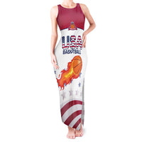 Custom United States Basketball Tank Maxi Dress Go Champions