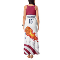 Custom United States Basketball Tank Maxi Dress Go Champions