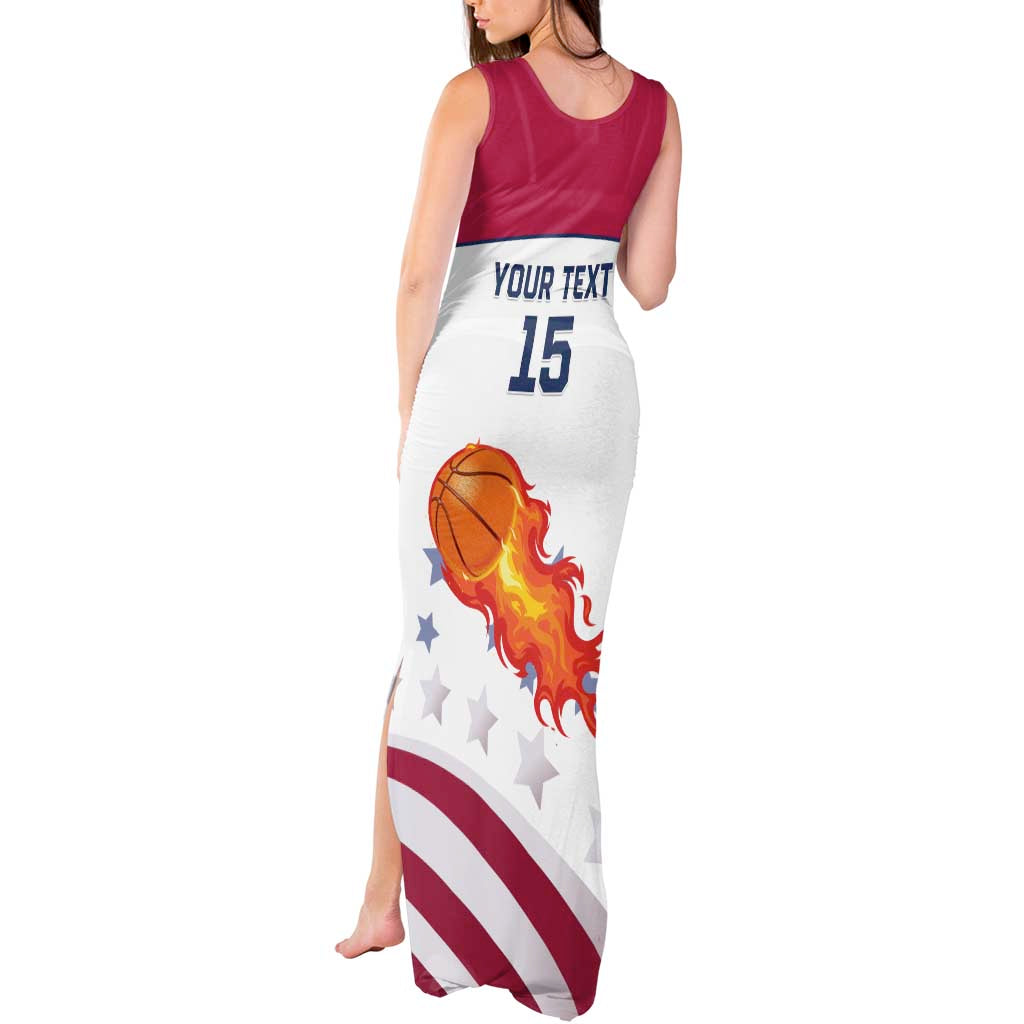 Custom United States Basketball Tank Maxi Dress Go Champions