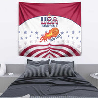 Custom United States Basketball Tapestry Go Champions