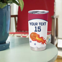 Custom United States Basketball Tumbler Cup Go Champions