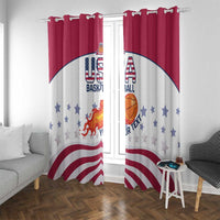Custom United States Basketball Window Curtain Go Champions