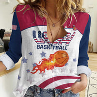 Custom United States Basketball Women Casual Shirt Go Champions