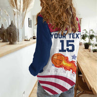 Custom United States Basketball Women Casual Shirt Go Champions