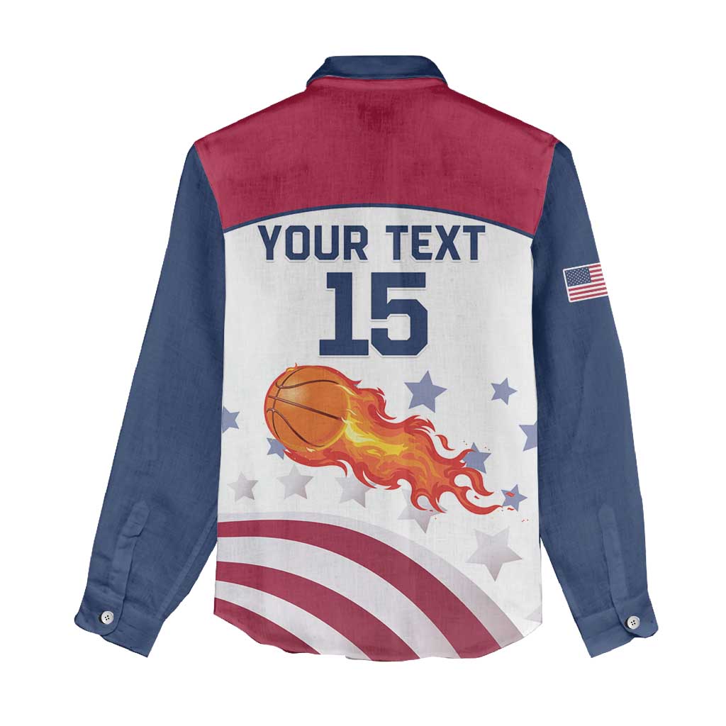 Custom United States Basketball Women Casual Shirt Go Champions