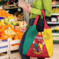 Cameroon National Day Grocery Bag Coat Of Arms With Lion