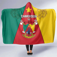 Cameroon National Day Hooded Blanket Coat Of Arms With Lion