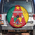 Cameroon National Day Spare Tire Cover Coat Of Arms With Lion