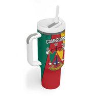Personalised Cameroon National Day Tumbler With Handle Coat Of Arms With Lion