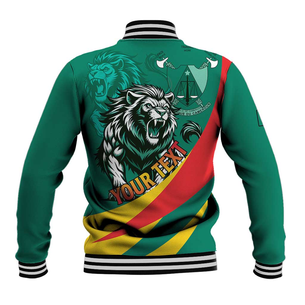 Personalised Happy Cameroon National Day Baseball Jacket May 20 Cameroun
