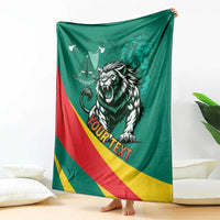 Personalised Happy Cameroon National Day Blanket May 20 Cameroun