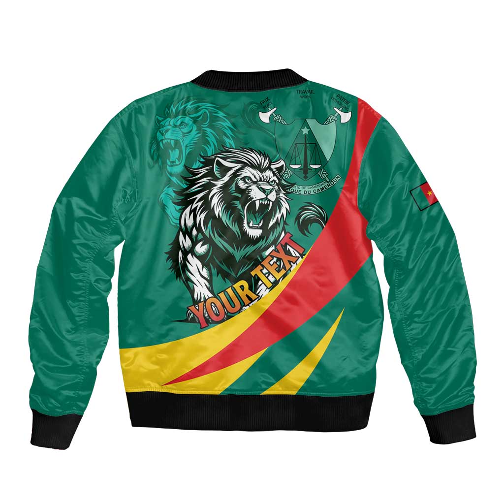 Personalised Happy Cameroon National Day Bomber Jacket May 20 Cameroun