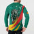 Personalised Happy Cameroon National Day Button Sweatshirt May 20 Cameroun