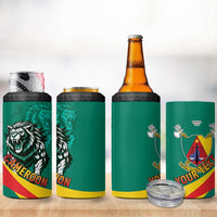 Personalised Happy Cameroon National Day 4 in 1 Can Cooler Tumbler May 20 Cameroun