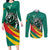 Personalised Happy Cameroon National Day Couples Matching Long Sleeve Bodycon Dress and Long Sleeve Button Shirt May 20 Cameroun