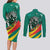 Personalised Happy Cameroon National Day Couples Matching Long Sleeve Bodycon Dress and Long Sleeve Button Shirt May 20 Cameroun