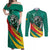 Personalised Happy Cameroon National Day Couples Matching Off Shoulder Maxi Dress and Long Sleeve Button Shirt May 20 Cameroun