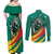 Personalised Happy Cameroon National Day Couples Matching Off Shoulder Maxi Dress and Long Sleeve Button Shirt May 20 Cameroun
