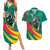 Personalised Happy Cameroon National Day Couples Matching Summer Maxi Dress and Hawaiian Shirt May 20 Cameroun