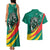 Personalised Happy Cameroon National Day Couples Matching Tank Maxi Dress and Hawaiian Shirt May 20 Cameroun