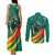 Personalised Happy Cameroon National Day Couples Matching Tank Maxi Dress and Long Sleeve Button Shirt May 20 Cameroun