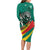 Personalised Happy Cameroon National Day Family Matching Long Sleeve Bodycon Dress and Hawaiian Shirt May 20 Cameroun