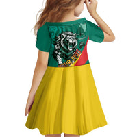 Personalised Happy Cameroon National Day Family Matching Mermaid Dress and Hawaiian Shirt May 20 Cameroun