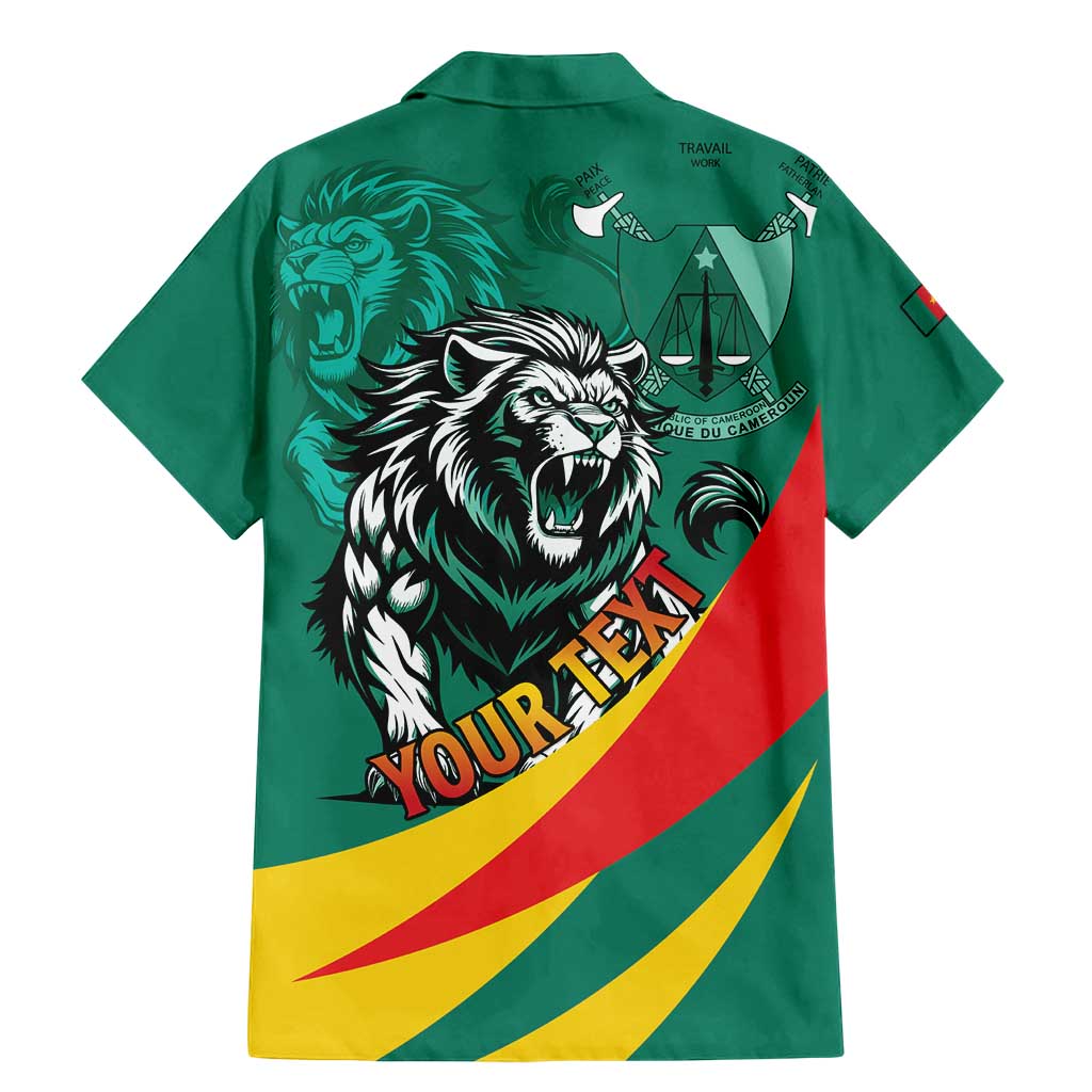 Personalised Happy Cameroon National Day Family Matching Mermaid Dress and Hawaiian Shirt May 20 Cameroun