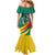 Personalised Happy Cameroon National Day Family Matching Mermaid Dress and Hawaiian Shirt May 20 Cameroun