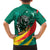 Personalised Happy Cameroon National Day Family Matching Off Shoulder Maxi Dress and Hawaiian Shirt May 20 Cameroun