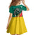 Personalised Happy Cameroon National Day Family Matching Off Shoulder Maxi Dress and Hawaiian Shirt May 20 Cameroun