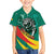 Personalised Happy Cameroon National Day Family Matching Off Shoulder Maxi Dress and Hawaiian Shirt May 20 Cameroun