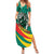 Personalised Happy Cameroon National Day Family Matching Summer Maxi Dress and Hawaiian Shirt May 20 Cameroun
