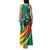 Personalised Happy Cameroon National Day Family Matching Tank Maxi Dress and Hawaiian Shirt May 20 Cameroun