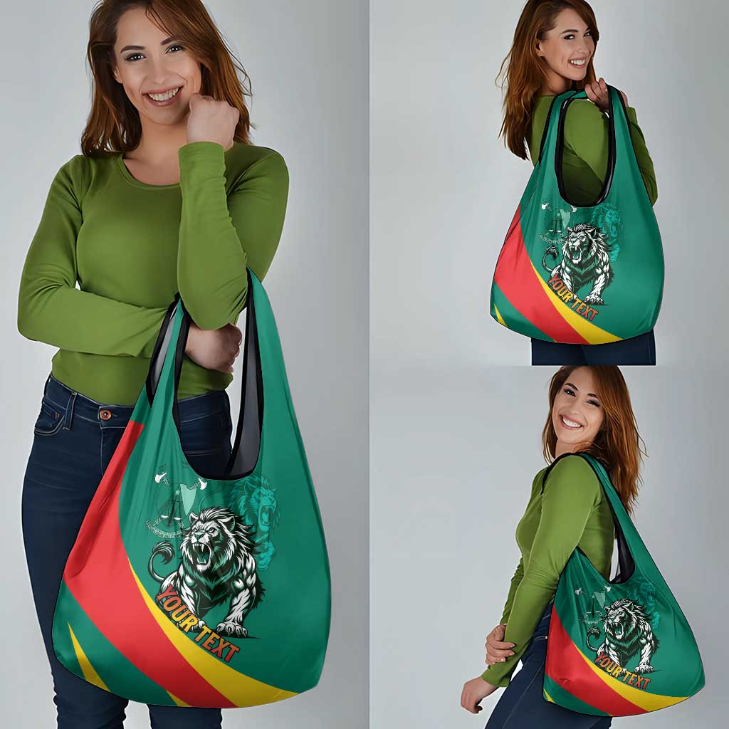 Personalised Happy Cameroon National Day Grocery Bag May 20 Cameroun
