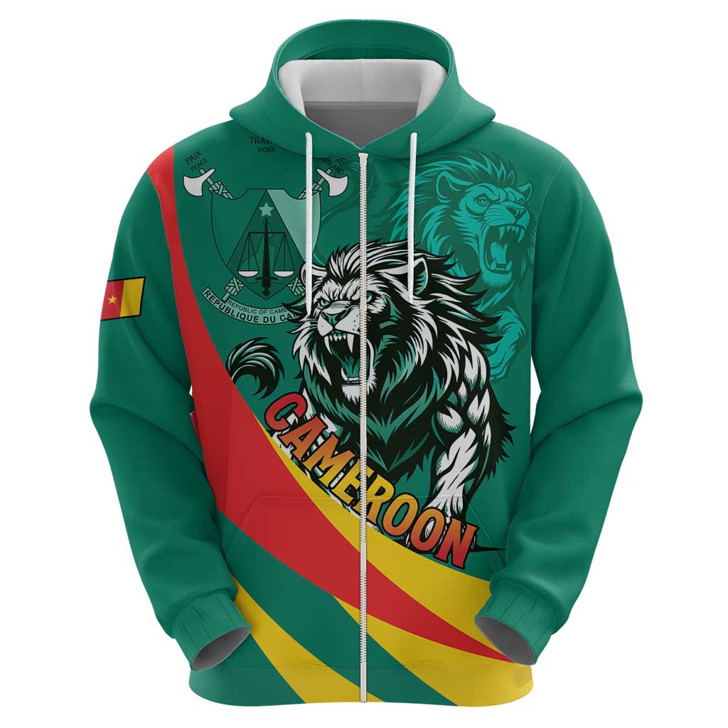 Personalised Happy Cameroon National Day Hoodie May 20 Cameroun