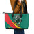 Personalised Happy Cameroon National Day Leather Tote Bag May 20 Cameroun