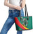 Personalised Happy Cameroon National Day Leather Tote Bag May 20 Cameroun