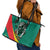 Personalised Happy Cameroon National Day Leather Tote Bag May 20 Cameroun