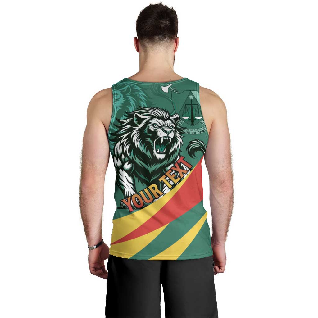 Personalised Happy Cameroon National Day Men Tank Top May 20 Cameroun