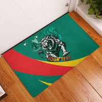 Personalised Happy Cameroon National Day Rubber Doormat May 20 Cameroun