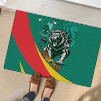 Personalised Happy Cameroon National Day Rubber Doormat May 20 Cameroun