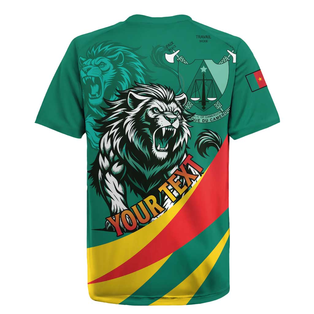 Personalised Happy Cameroon National Day Rugby Jersey May 20 Cameroun