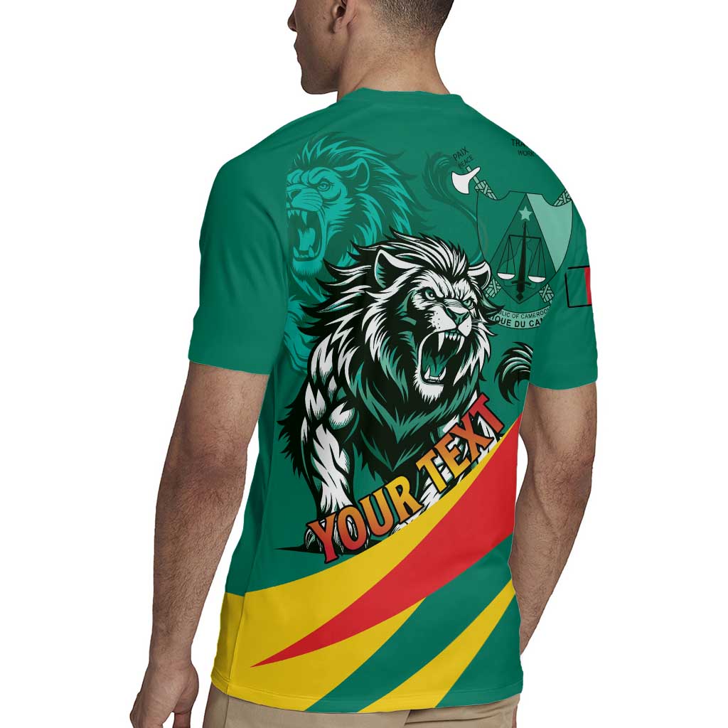 Personalised Happy Cameroon National Day Rugby Jersey May 20 Cameroun