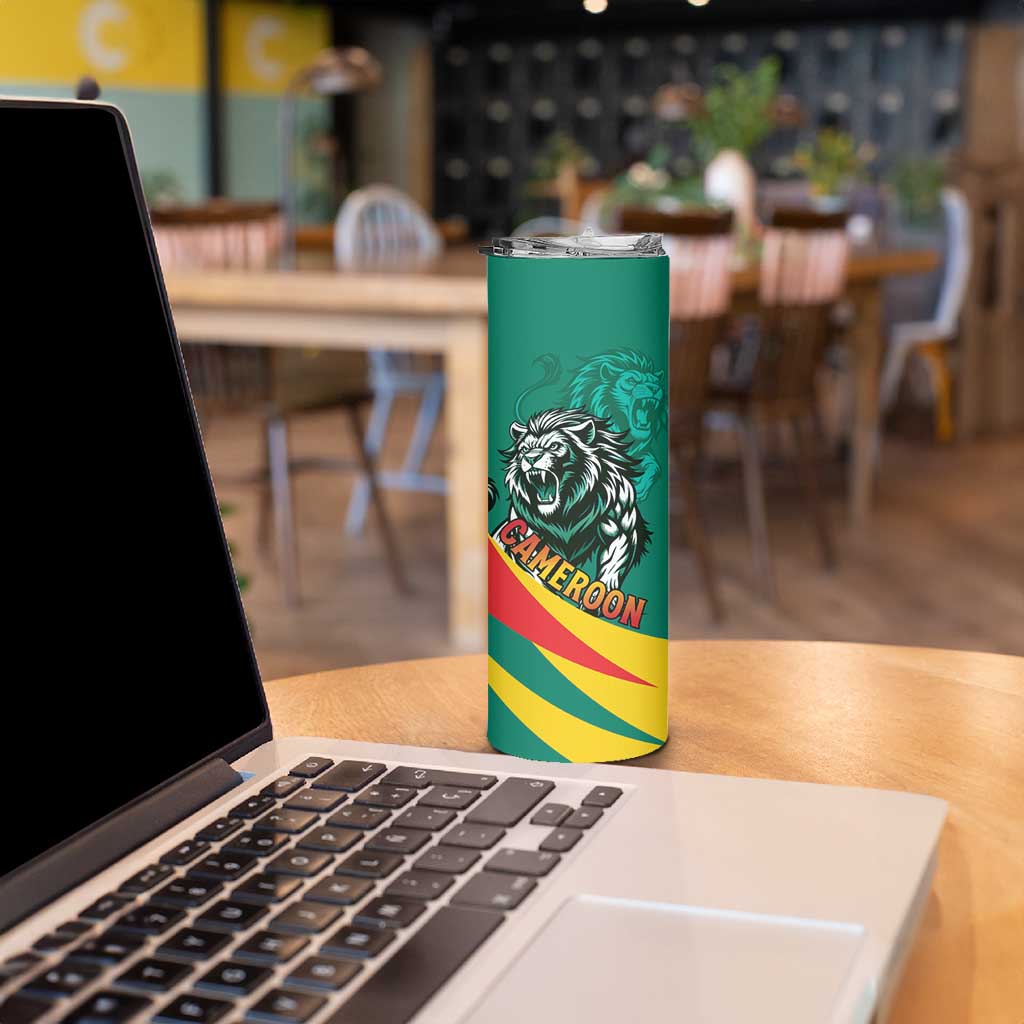 Personalised Happy Cameroon National Day Skinny Tumbler May 20 Cameroun